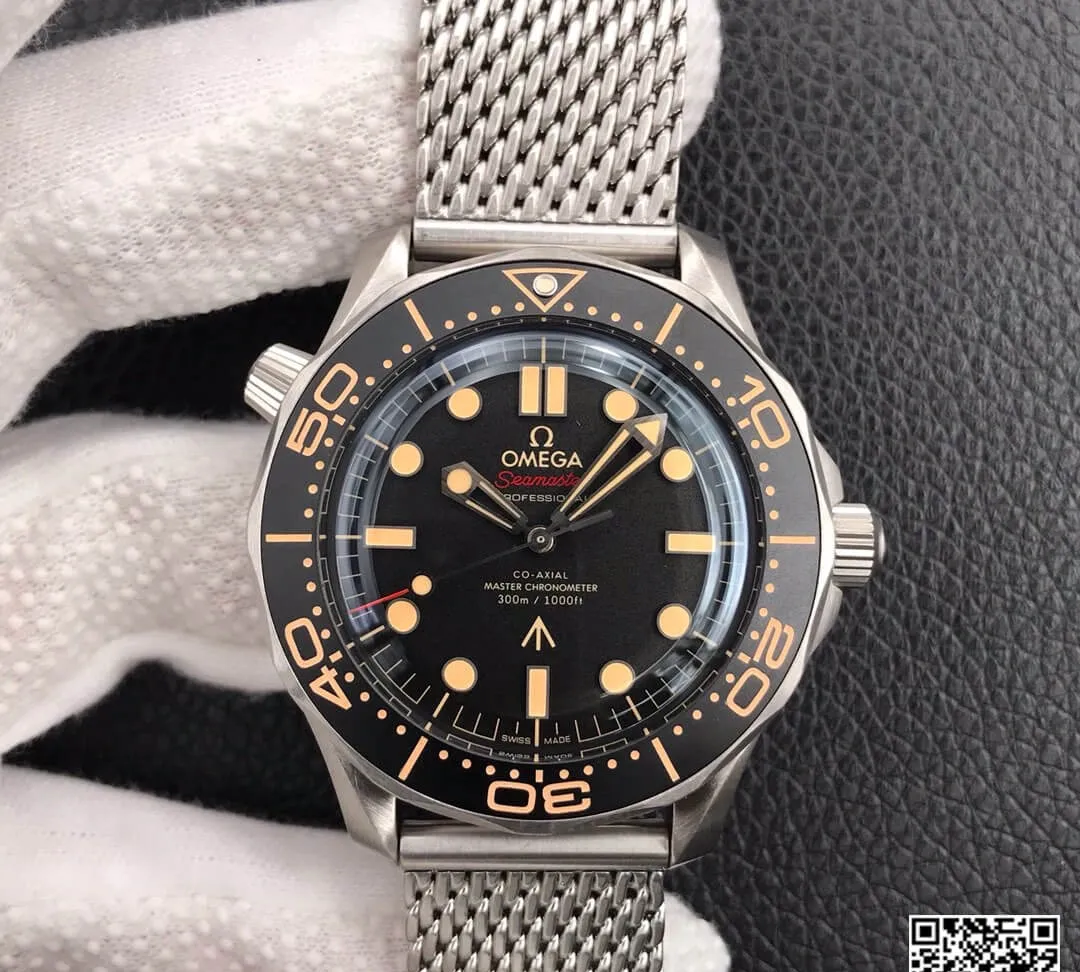 Omega Seamaster 210.90.42.20.01.001 James Bond 007 VS Factory 1:1 Best Edition Replica Watch Black Dial